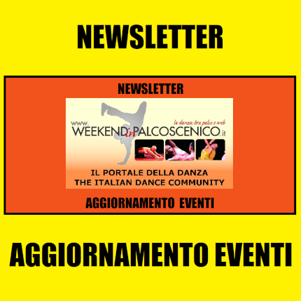 NEWSLETTER AGGIORNAMENTO EVENTI